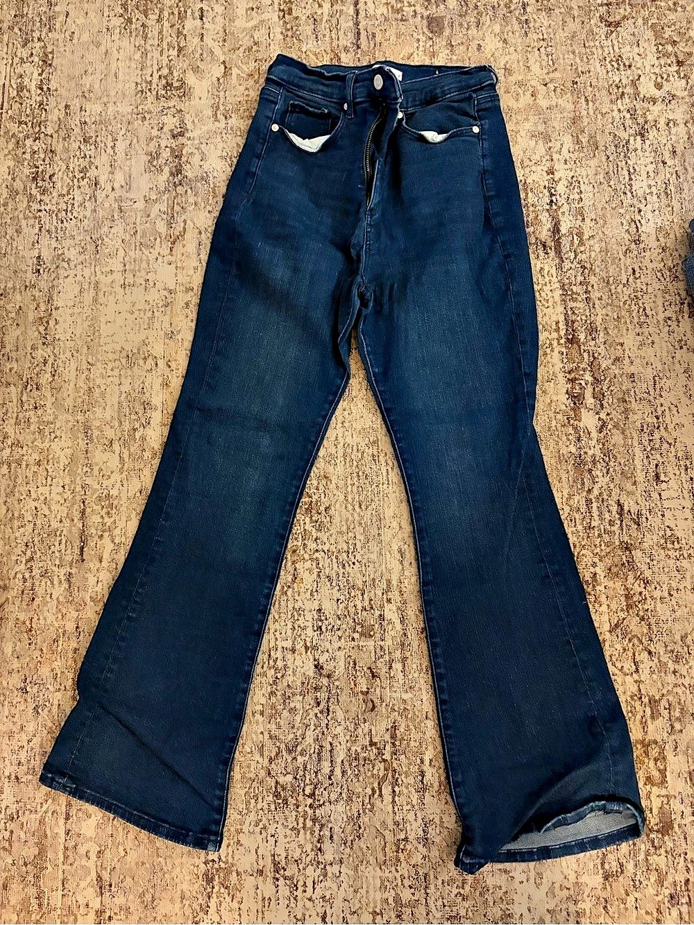 LOFT The Slim Flare Jeans Women's Flare Jeans Waist 29 Blue